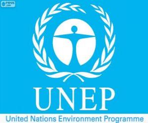 Układanka UNEP logo, Program Środowiskowy Organizacji Narodów Zjednoczonych