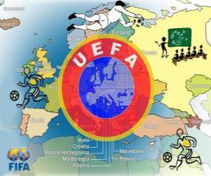 Układanka Unia Europejskich Związków Piłkarskich (UEFA)