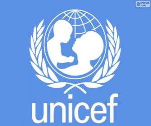 Układanka Unicef logo