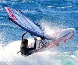 Układanka Uprawiania windsurfing