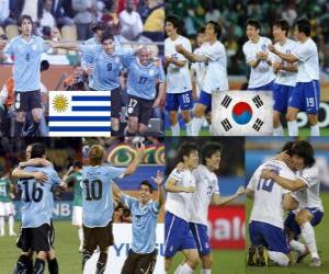 Układanka Urugwaj - Korea Południowa, mecze ósmej, RPA 2010