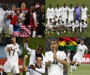 Układanka USA - Ghana, mecze ósmej, RPA 2010