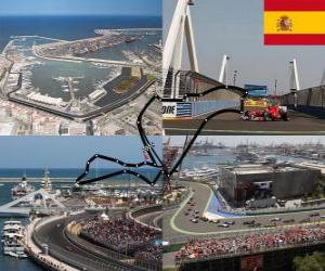 Układanka Valencia Street Circuit - Hiszpania -