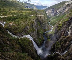 Układanka Varingfossen, Norwegia