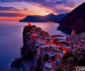 Układanka Vernazza, Włochy