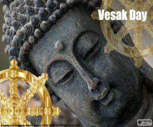 Układanka Vesak dzień