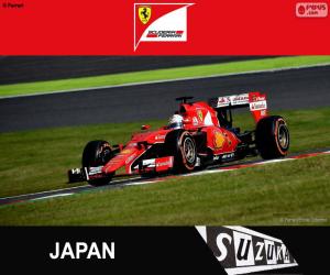 Układanka Vettel G. P. Japonia 2015