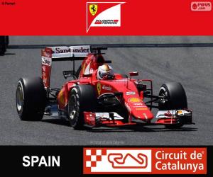 Układanka Vettel G.P Hiszpania 2015