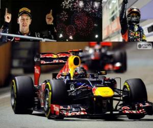 Układanka Vettel G.P Singapur 2012