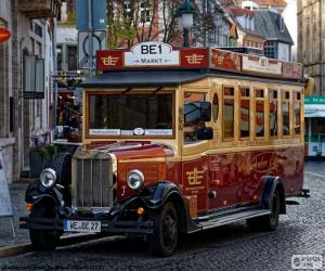 Układanka Vintage autobus