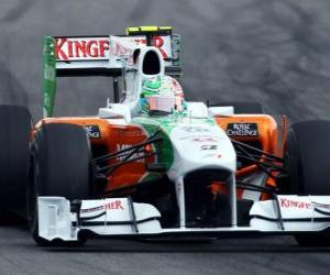 Układanka Vitantonio Liuzzi - Force India - Hockenheim 2010