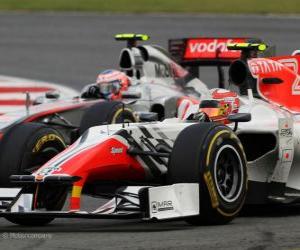 Układanka Vitantonio Liuzzi - HRT - Silverstone 2011