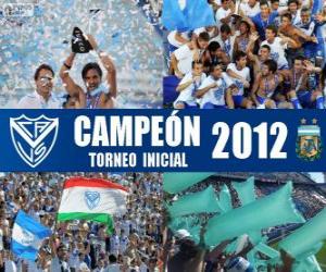 Układanka Vélez Sarsfield, mistrz Torneo Inicial 2012, Argentyna