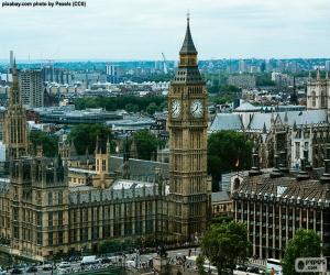 Układanka Westminsterskiego, Big Ben, Londyn