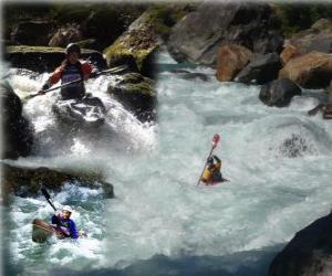 Układanka Whitewater Kajak