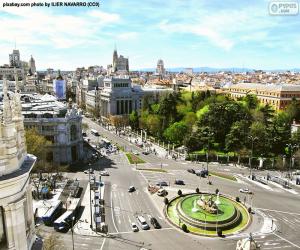 Układanka Widok na Madryt, Alcalá-Gran Vía