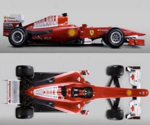 Układanka Widok z lotu ptaka stronie Ferrari F10