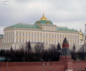 Układanka Wielki Kreml, Moskwa, Federacja Rosyjska