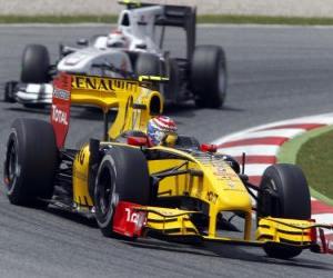 Układanka Witalij Pietrow - Renault - Barcelona 2010