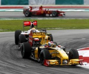 Układanka Witalij Pietrow - Renault - Sepang 2010