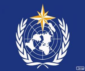 Układanka WMO logo, Światowej Organizacji Meteorologicznej