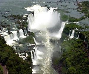 Układanka Wodospad Iguazú, Argentyny i Brazylii