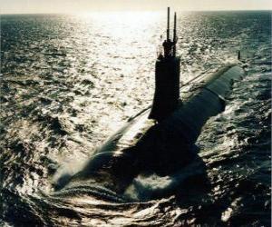 Układanka Wojskowy okręt podwodny