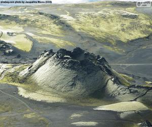 Układanka Wulkan Laki, Islandia