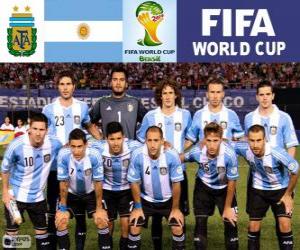 Układanka Wybór grupy F, Argentyna, Brazylia 2014