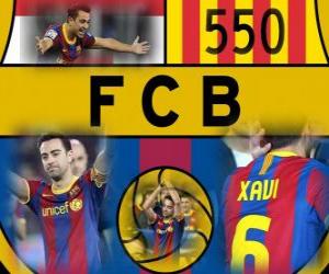 Układanka Xavi Hernandez 550 gry dla FC Barcelona