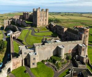 Układanka Zamek Bamburgh, Wielka Brytania