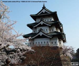 Układanka Zamek Hirosaki, Japan