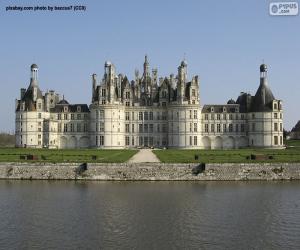 Układanka Zamek w Chambord, Francja