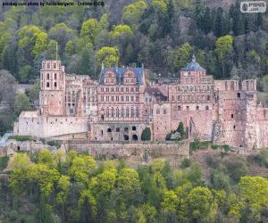 Układanka Zamek w Heidelbergu, Niemcy