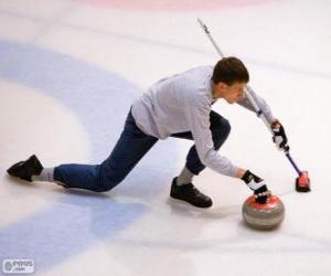 Układanka Zawodnik curling