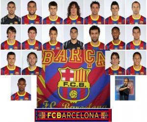 Układanka Zespół FC Barcelona 2010-11