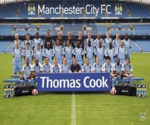 Układanka Zespół Manchester City FC 2007-08