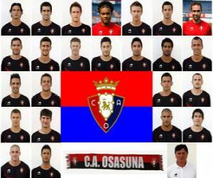 Układanka Zespół Osasuna Pampeluna 2010-11