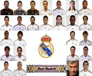 Układanka Zespół Realu Madryt 2010-11
