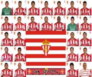 Układanka Zespół Sporting Gijón 2010-11