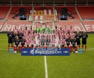 Układanka Zespół Sunderland AFC 2008-09