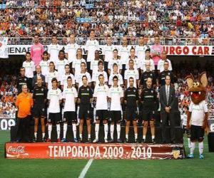 Układanka Zespół Valencia CF 2009-10