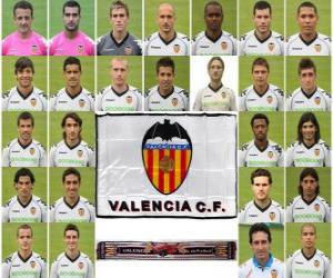 Układanka Zespół Valencia CF 2010-11