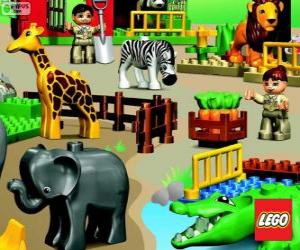 Układanka Zoo z Lego