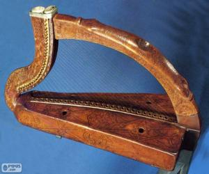 Układanka Średniowieczne harfa