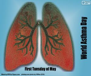 Układanka Światowy Dzień Astmy