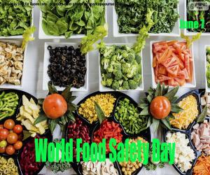 Układanka Światowy Dzień Bezpieczeństwa Żywności
