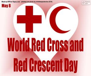 Układanka Światowy Dzień Czerwonego Krzyża i Czerwonego Półksiężyca