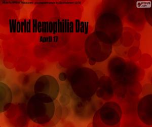 Układanka Światowy Dzień Hemofilii