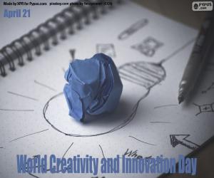 Układanka Światowy Dzień Kreatywności i Innowacji